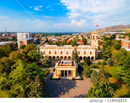 Joseph Stalin Museum aerial panoramic view 114008810