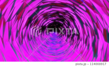 Abstract background with a psychedelic pattern in the form of a tunnel. Abstract background with a psychedelic pattern in the form of a tunnel. 114008917