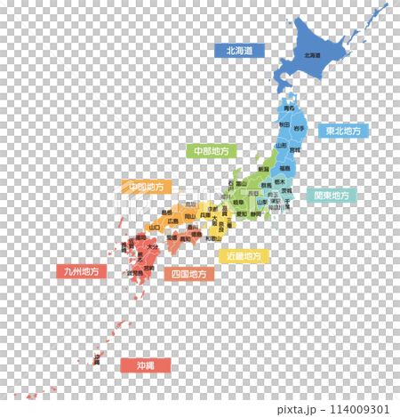 日本地図 日本地図 114009301