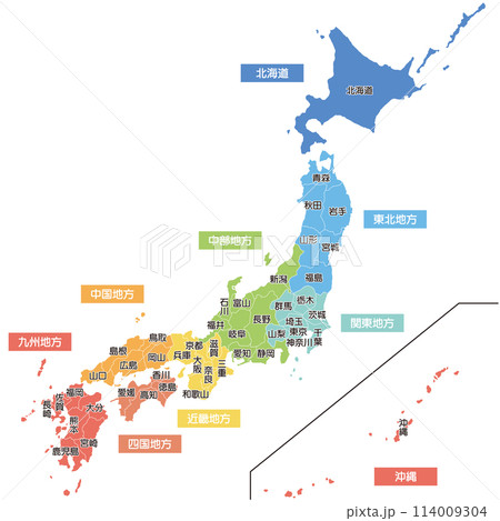 日本地図 114009304