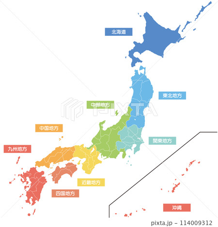 日本地図 114009312