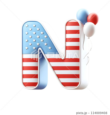 3d letter N 114009408