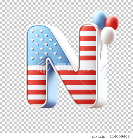 3d letter N 114009408