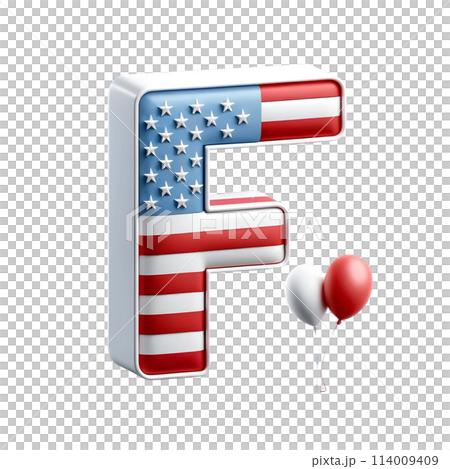 3d letter F 3d letter F 114009409