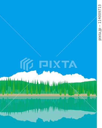 カレッツァ湖 lago di carezza ドロミーティ dolomiti イタリア  カレッツァ湖 lago di carezza ドロミーティ dolomiti イタリア  114009713