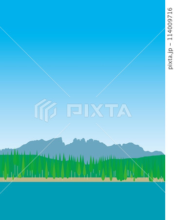 カレッツァ湖 lago di carezza ドロミーティ dolomiti イタリア  カレッツァ湖 lago di carezza ドロミーティ dolomiti イタリア  114009716