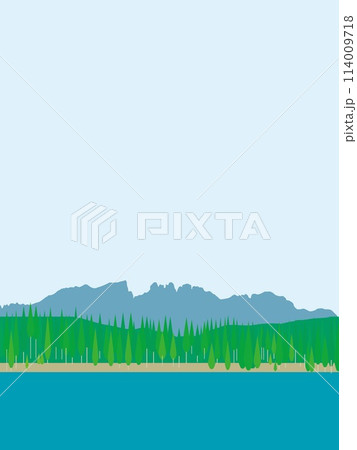 カレッツァ湖　lago di carezza　ドロミーティ　dolomiti　イタリア　 114009718
