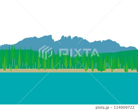 カレッツァ湖 lago di carezza ドロミーティ dolomiti イタリア  カレッツァ湖 lago di carezza ドロミーティ dolomiti イタリア  114009722