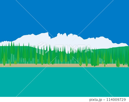 カレッツァ湖　lago di carezza　ドロミーティ　dolomiti　イタリア　 114009729