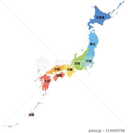 日本地図 114009798