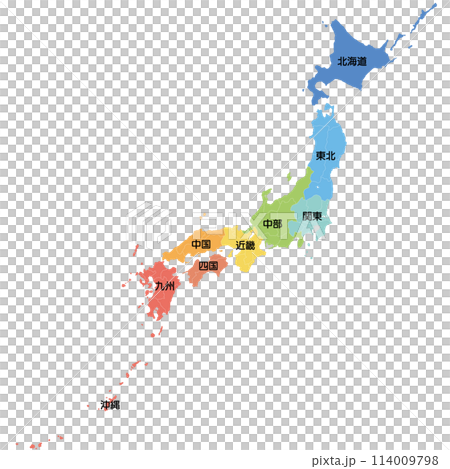 日本地図 114009798