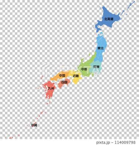 Map of Japan  114009798