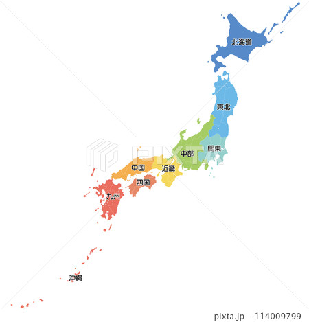 日本地図 日本地図 114009799