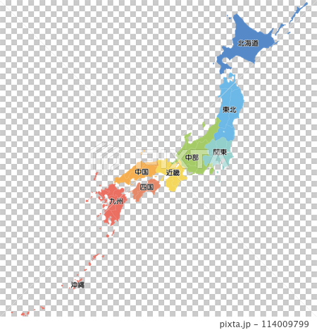 日本地図 日本地図 114009799
