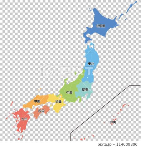 日本地図 114009800