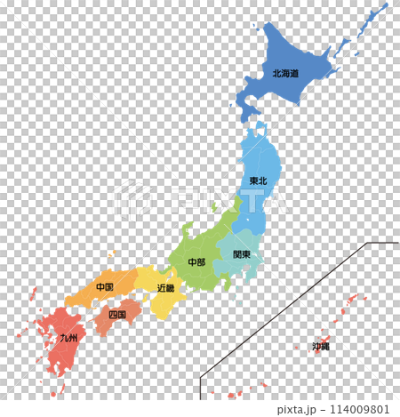 Map of Japan  114009801