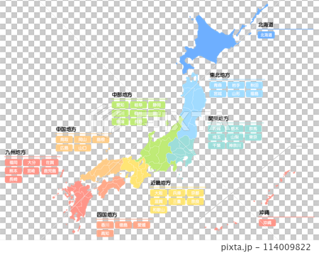 日本地図 114009822