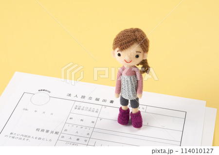 法人設立届イメージ 法人設立届イメージ 114010127