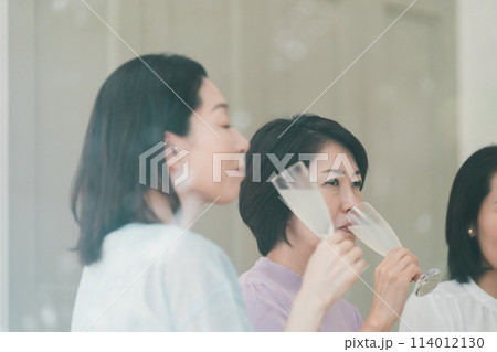 a forty-something woman a forty-something woman 114012130