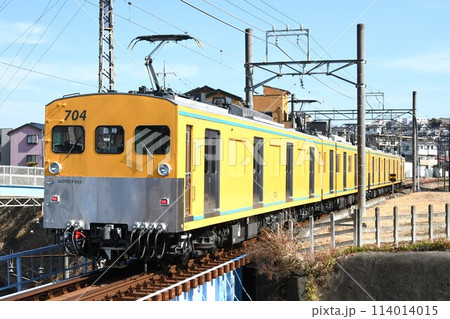 相鉄厚木線をゆく相模鉄道700系モヤ700形 114014015