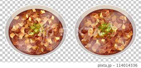 麻婆豆腐のイラスト 114014336