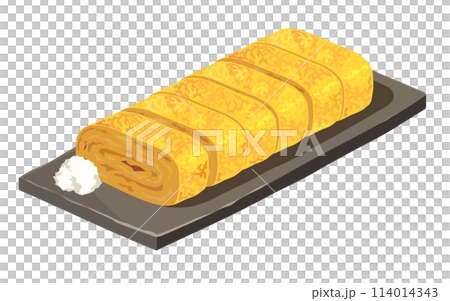 卵焼きのイラスト 114014343
