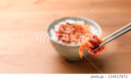 キムチとご飯 114017672