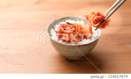 キムチとご飯 114017674