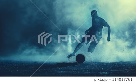 サッカー選手のイメージ サッカー選手のイメージ 114017761