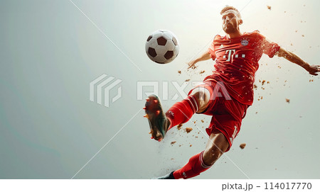 サッカー選手のイメージ サッカー選手のイメージ 114017770