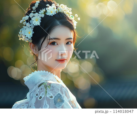 美しい着物女性 美しい着物女性 114018047