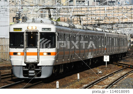 豊橋へ向けて東海道本線をゆく313系の特別快速 114018095