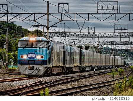 東海道本線の貨物列車 東海道本線の貨物列車 114018516