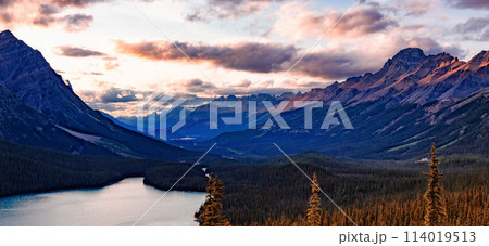 Canadian Rocky Mountain Landscape. Nature Background. Alberta, Canada Canadian Rocky Mountain Landscape. Nature Background. Alberta, Canada 114019513