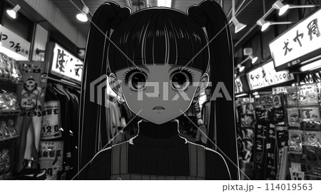 びっくりして口をあんぐりしている女の子