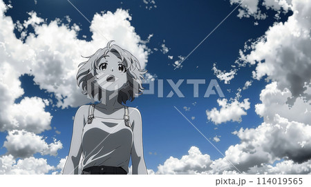 びっくりして口をあんぐりしている女の子