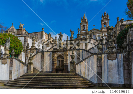 世界遺産、ブラガ・ボンジェズス教会、ポルトガル、BRAGA,PORTUGAL 114019612