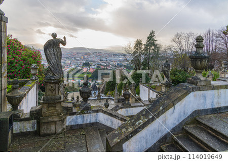 世界遺産、ブラガ・ボンジェズス教会、ポルトガル、BRAGA,PORTUGAL 114019649