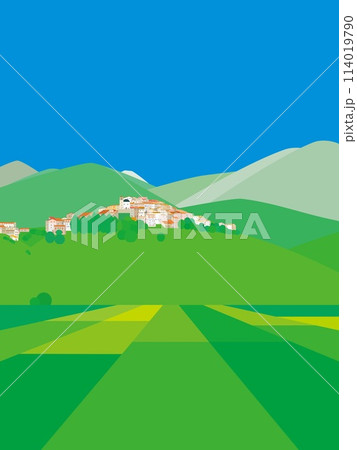 カステッルッチョ・ディ・ノルチャ　castelluccio di norcia　ウンブリア　イタリア 114019790