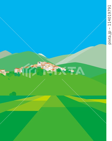 カステッルッチョ・ディ・ノルチャ　castelluccio di norcia　ウンブリア　イタリア 114019791