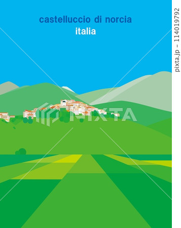 カステッルッチョ・ディ・ノルチャ　castelluccio di norcia　ウンブリア　イタリア 114019792