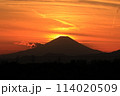 富士山に沈んだ太陽　ダイヤモンド富士 114020509