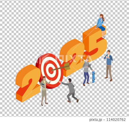 2025年の目標と人々 2025年の目標と人々 114020762