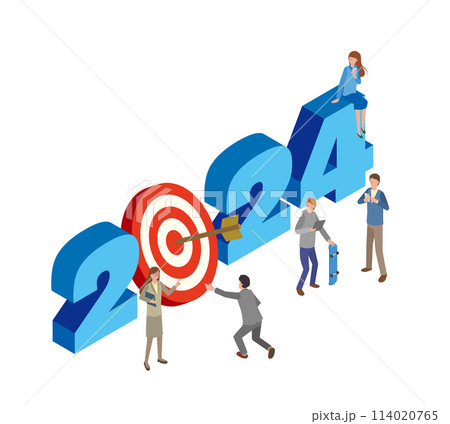 2024年の目標と人々 114020765