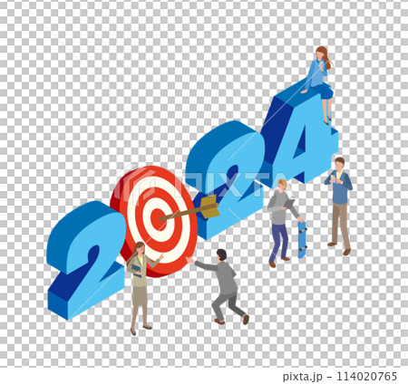 2024年の目標と人々 114020765