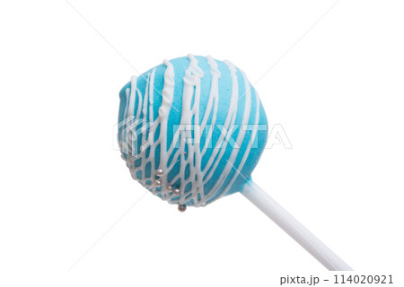 cake-pop candy isolated on the white cake-pop candy isolated on the white 114020921