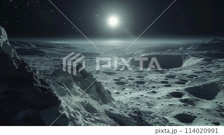 月の表面のイメージ図 月の表面のイメージ図 114020991