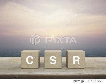 Corporate Social Responsibility concept 114021226