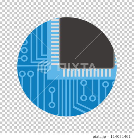 半導体基板アイコン 半導体基板アイコン 114021461