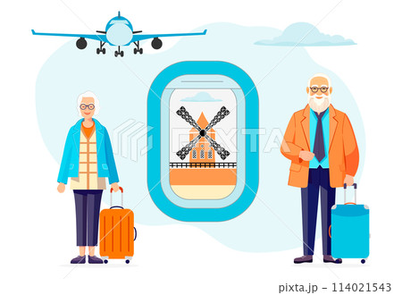 Tourism Travel Tourist Airplane People Europe 114021543